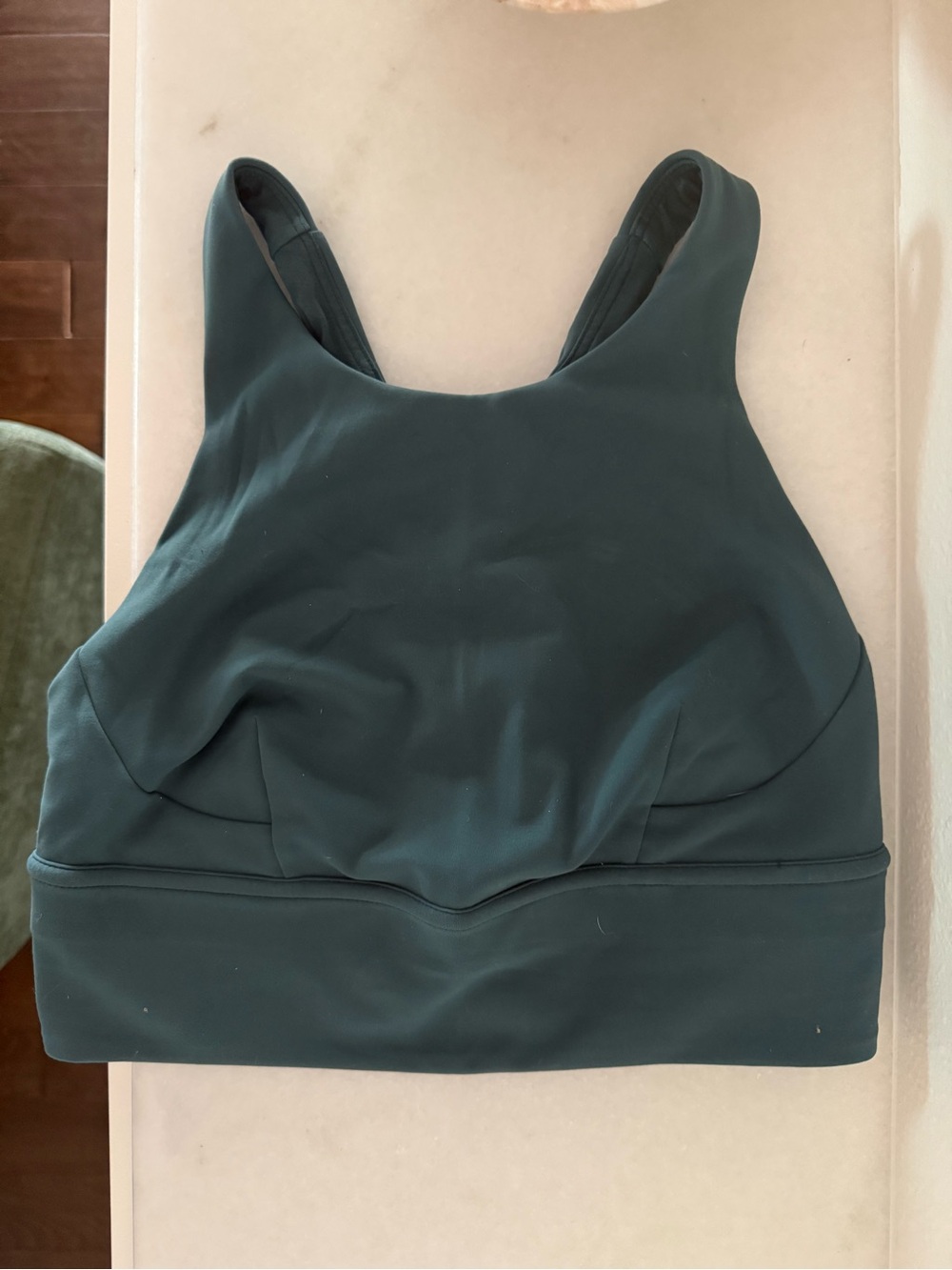lululemon athletica High-Neck Sports Bralette - Teal Green